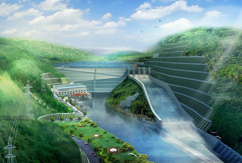 金山屯老挝南塔河1号水电站项目